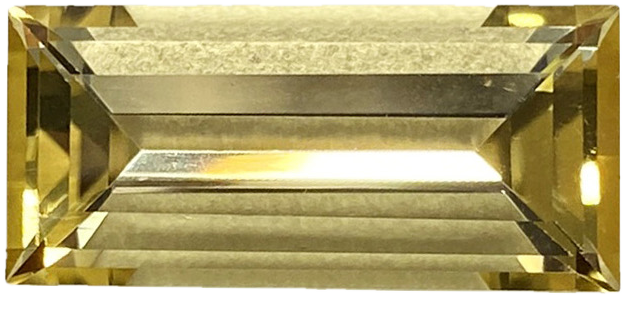 10.27ct Baguette Yellow Tourmaline