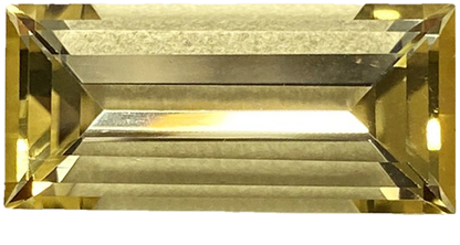 10.27ct Baguette Yellow Tourmaline