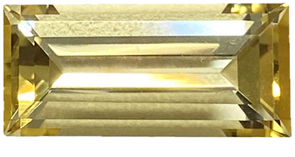 10.27ct Baguette Yellow Tourmaline