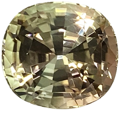 9.7ct Cushion Bi-Color Pink/Green Tourmaline