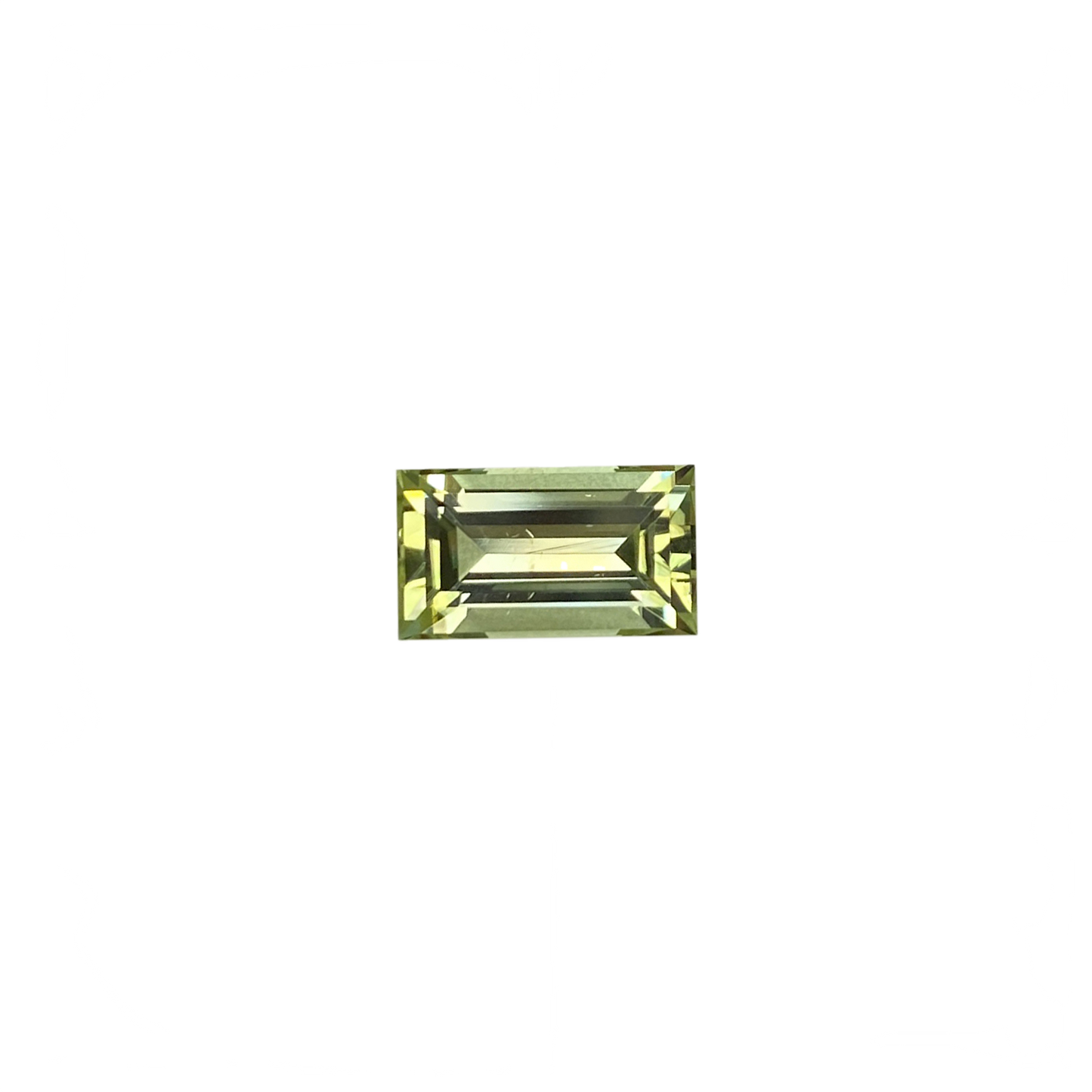 8.4ct Baguette Mint Green Tourmaline