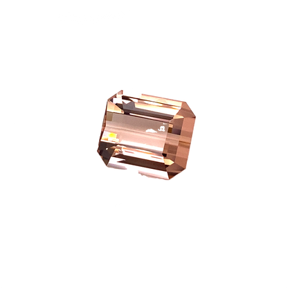 9.47ct Emerald Cut Peach Tourmaline