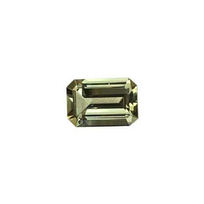 3.1ct Emerald Cut Light Yellow Tourmaline