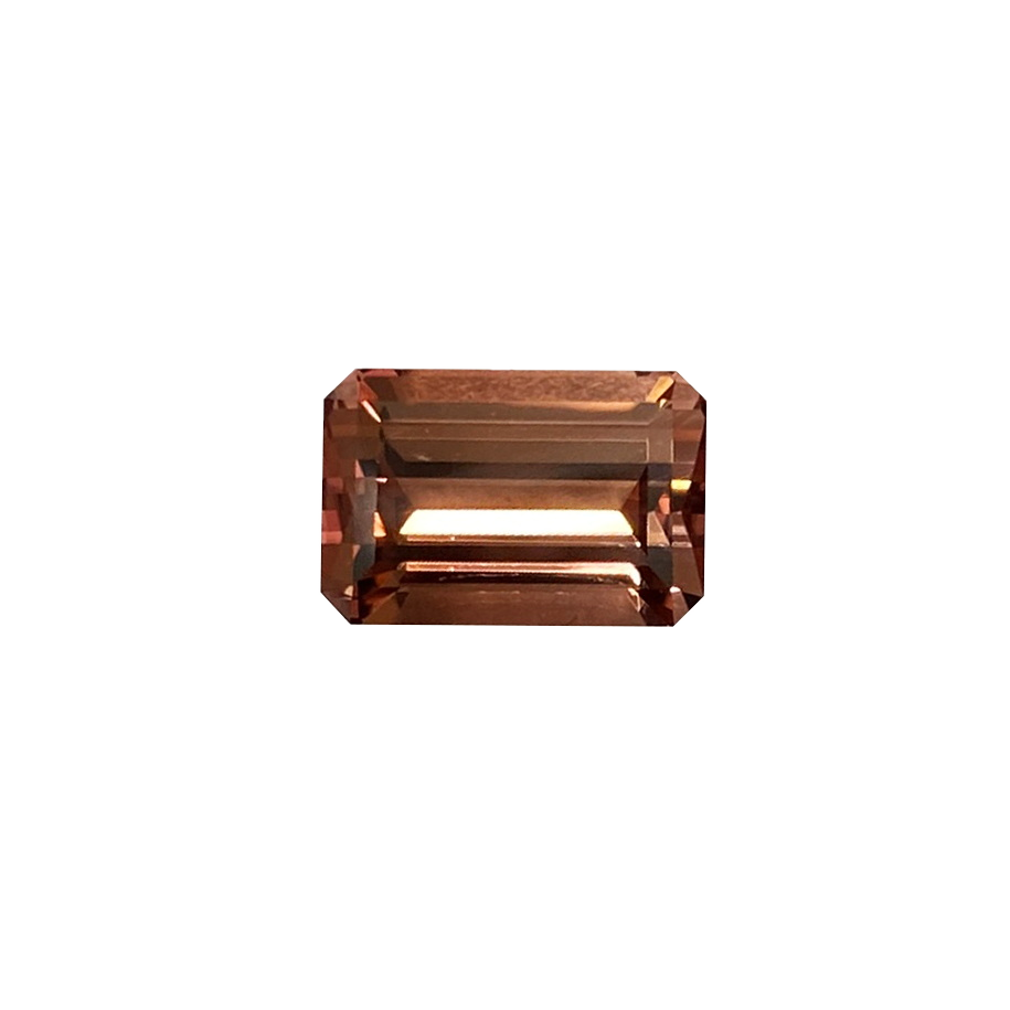 3.14ct Emerald Cut P Color Tourmaline
