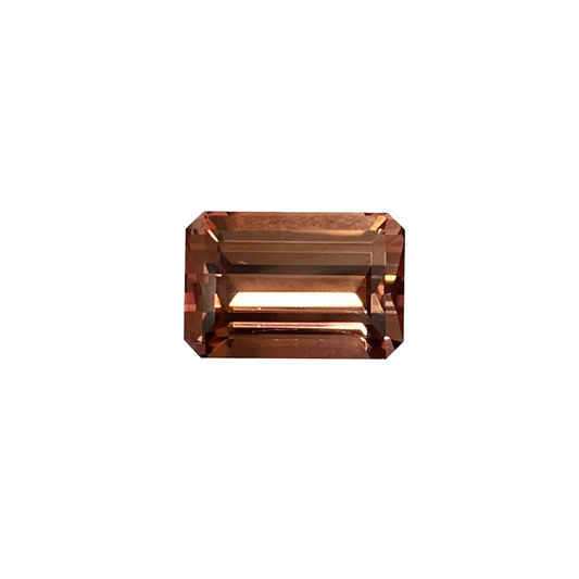 3.14ct Emerald Cut P Color Tourmaline