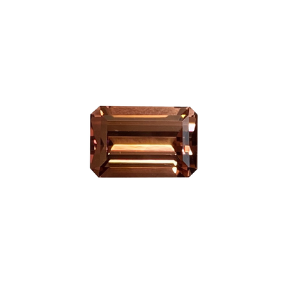 3.14ct Emerald Cut P Color Tourmaline