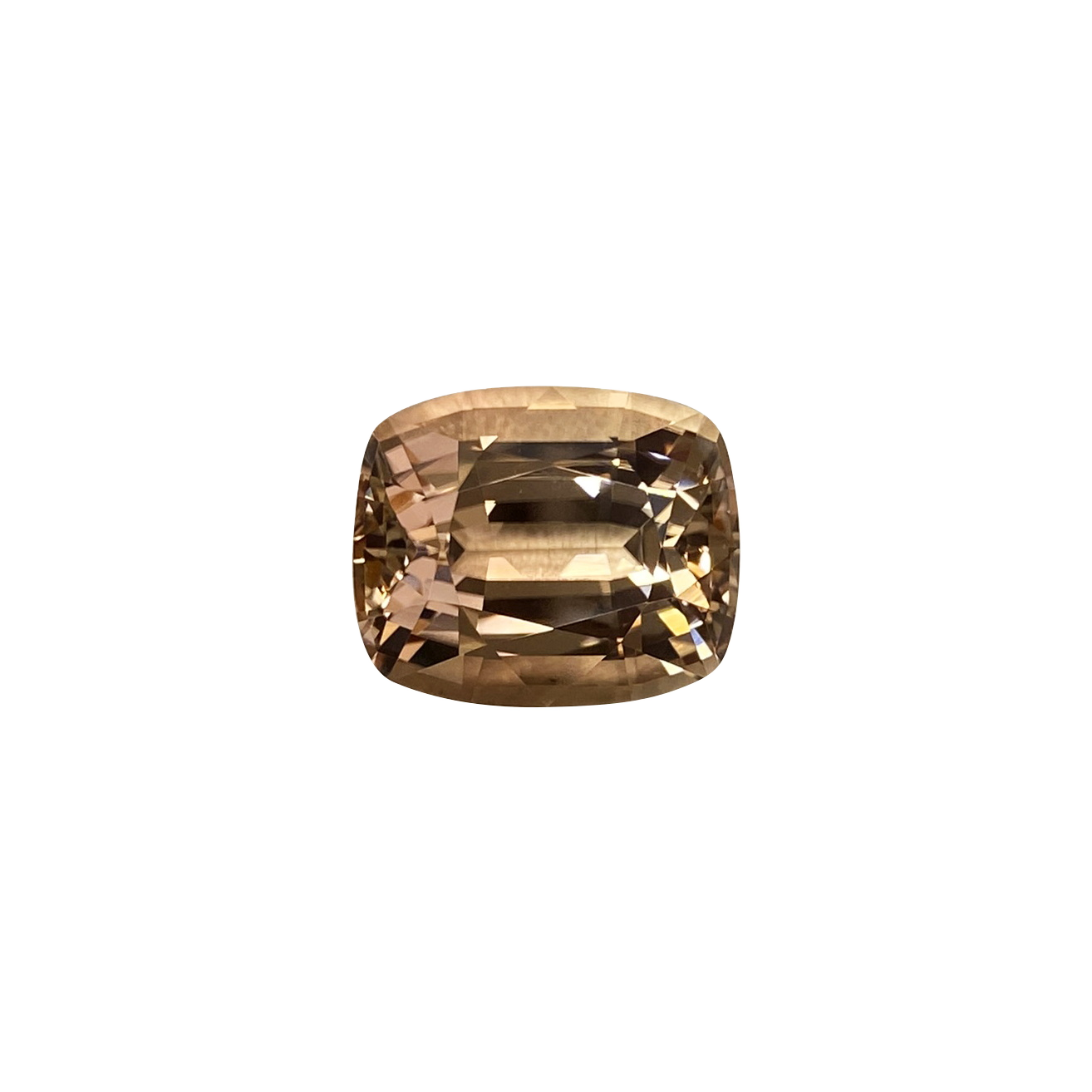 Cushion Peach Tourmaline