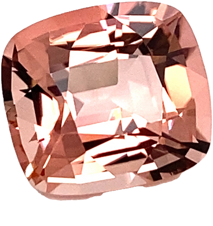 10.72ct Cushion Peach Tourmaline