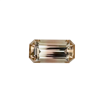 4.79ct Emerald Cut Peach-Pink Tourmaline