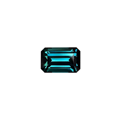 14.44ct Emerald Cut Deep Blue Tourmaline
