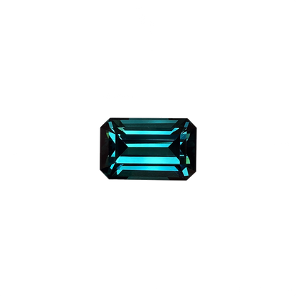14.44ct Emerald Cut Deep Blue Tourmaline