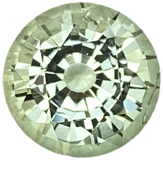 10.1mm Round Light Mint Green Tourmaline