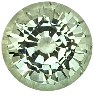 10.1mm Round Light Mint Green Tourmaline