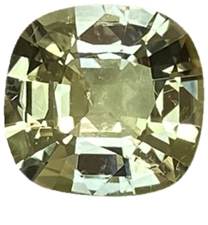 4.31ct Cushion Light Mint Green Tourmaline