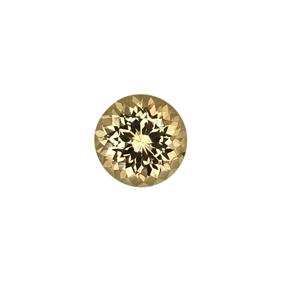 9.7mm Round Peach Tourmaline