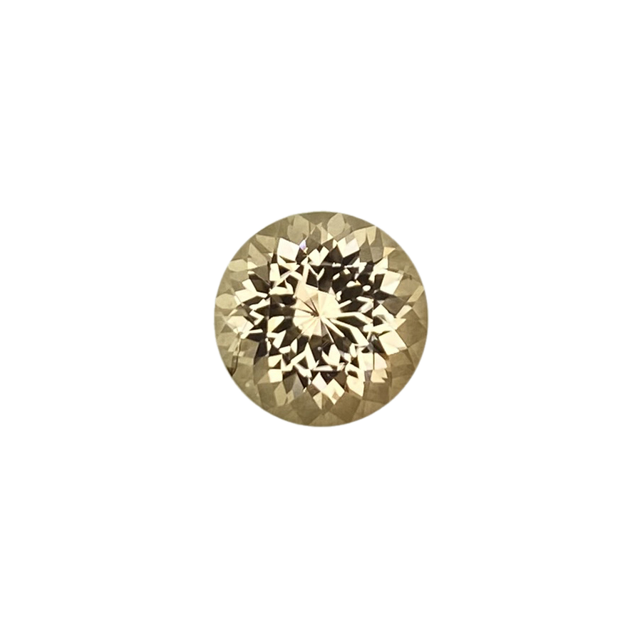 9.7mm Round Peach Tourmaline
