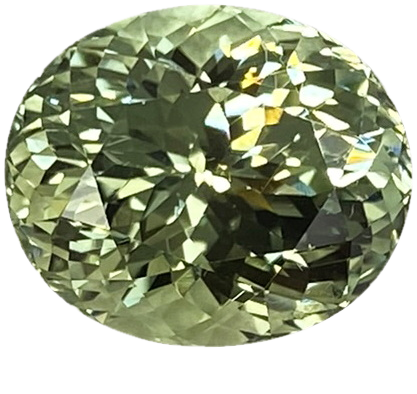 9.1ct Oval Light Mint Green Tourmaline