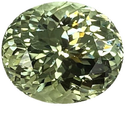 9.1ct Oval Light Mint Green Tourmaline