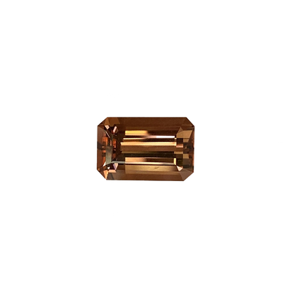 7.62ct Emerald Cut Deep Pink Tourmaline