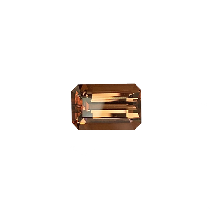 7.62ct Emerald Cut Deep Pink Tourmaline