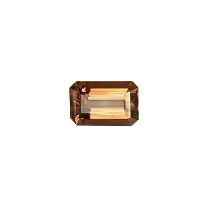 7.62ct Emerald Cut Deep Pink Tourmaline