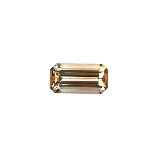 2.64ct Emerald Cut Peach Tourmaline