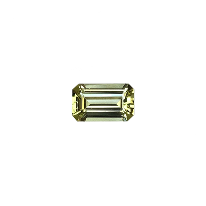 2.15ct Emerald Cut Light Green Tourmaline