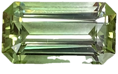 Emerald Cut Mint Green Tourmaline
