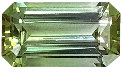 Emerald Cut Mint Green Tourmaline