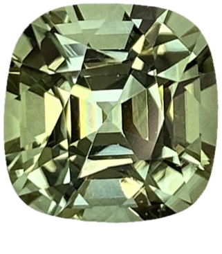 2.93ct Cushion Mint Green Tourmaline