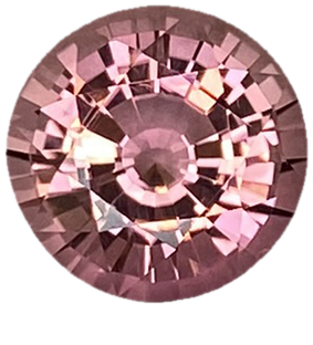 8.7mm Round P Color Tourmaline