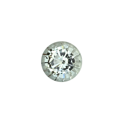 3.66ct Round Colorless Tourmaline