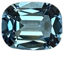 0.84ct Cushion Light Blue Tourmaline