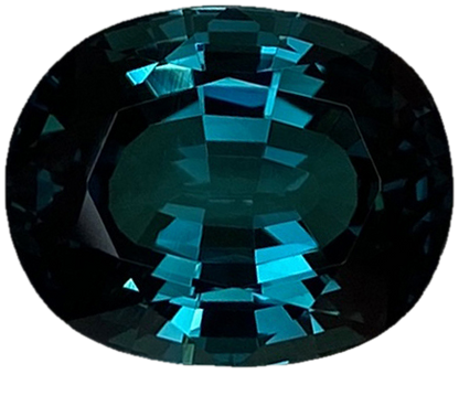 7.01ct Cushion Medium Blue Tourmaline