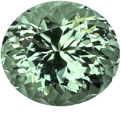 22.4ct Oval Mint Green Tourmaline