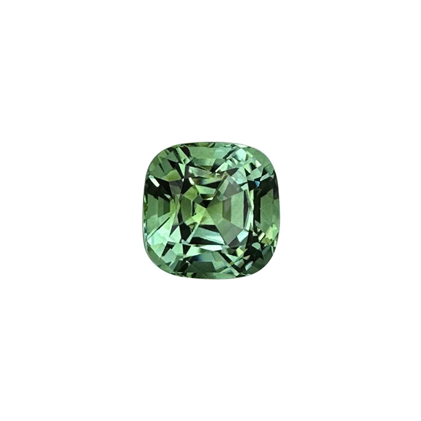 12.01ct Cushion Mint Green Tourmaline