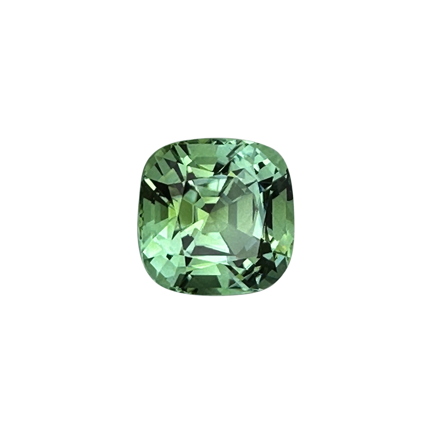 12.01ct Cushion Mint Green Tourmaline