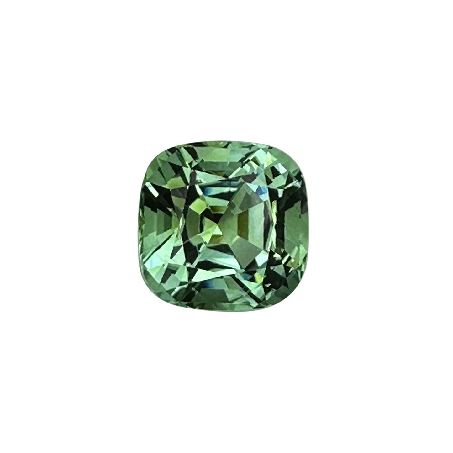 12.01ct Cushion Mint Green Tourmaline