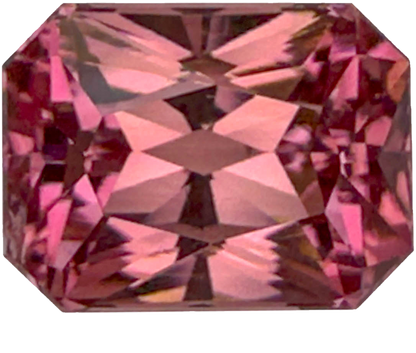 12.8x9.6mm Emerald Cut P Color Tourmaline
