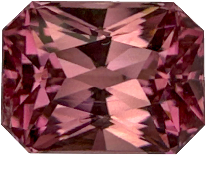 12.8x9.6mm Emerald Cut P Color Tourmaline