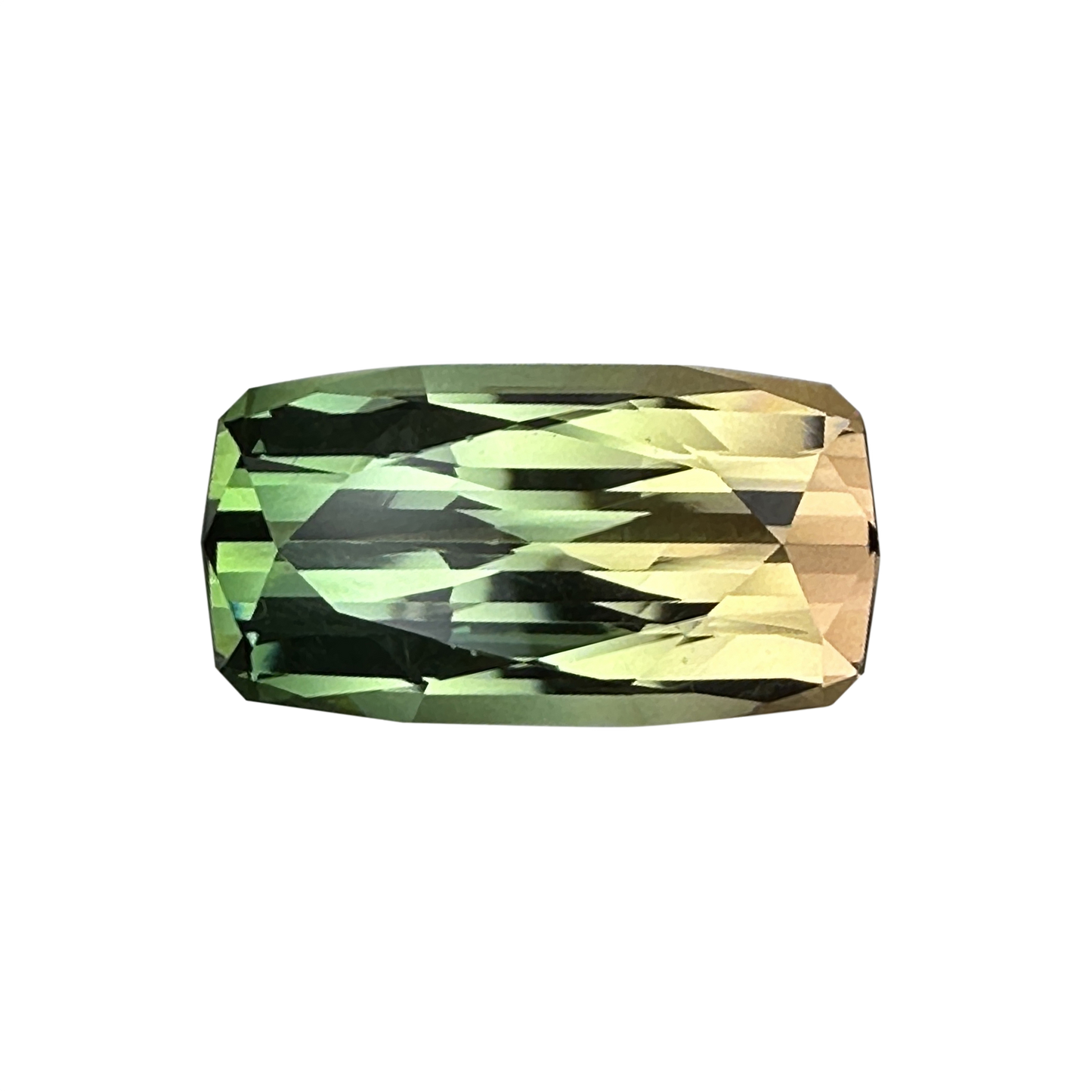 21.8x11.4mm Cushion Bi-Color Tourmaline