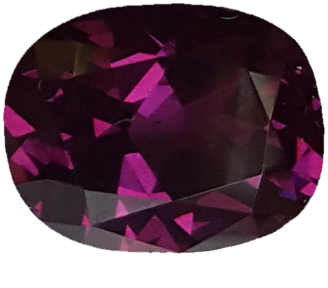 6.95ct Cushion Purple Garnet