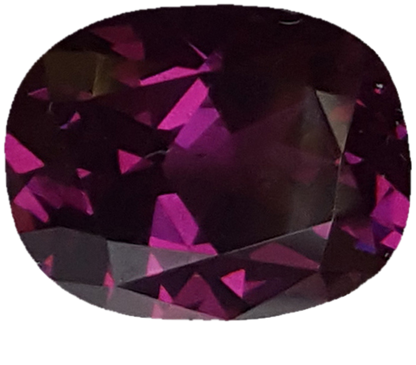 6.95ct Cushion Purple Garnet