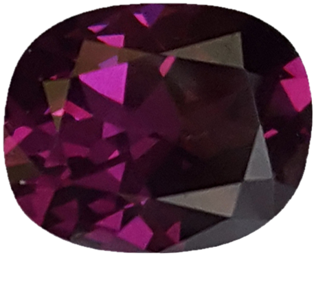 6.95ct Cushion Purple Garnet