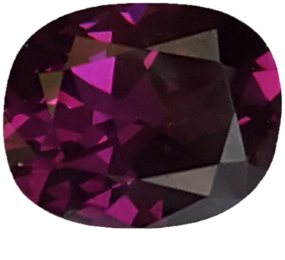 6.95ct Cushion Purple Garnet