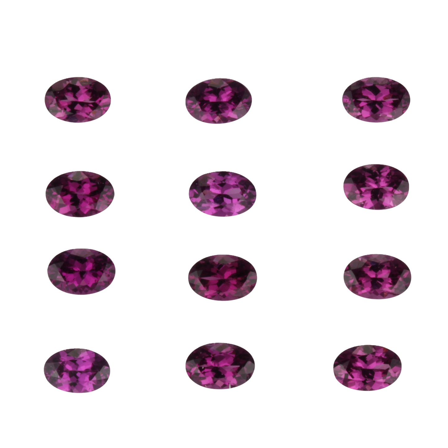 6x4mm Oval Purple Garnet