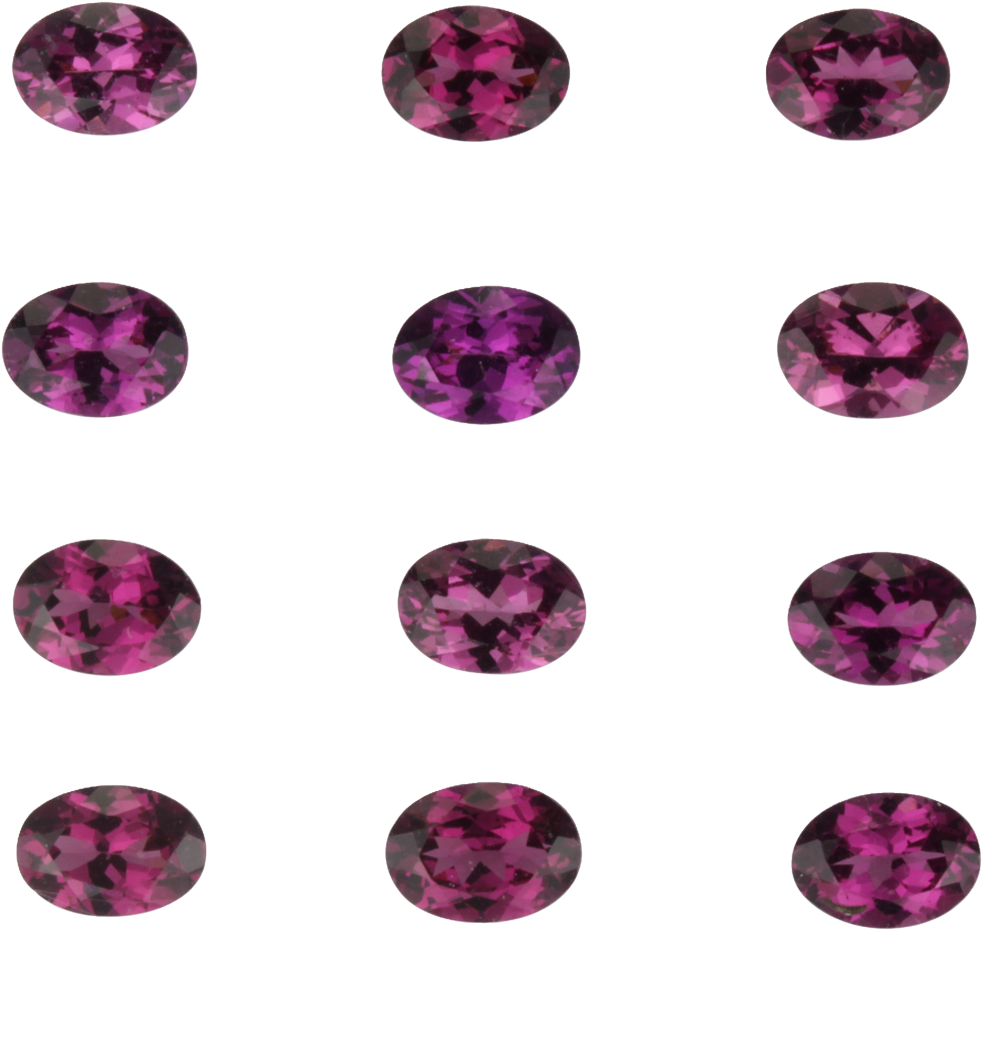 7x5mm Oval Purple Garnet