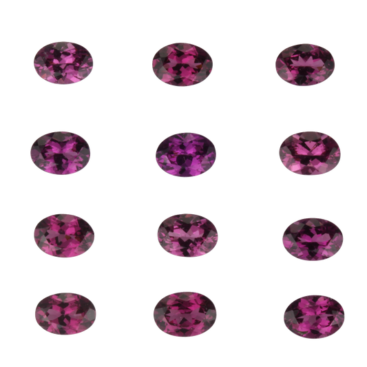 7x5mm Oval Purple Garnet
