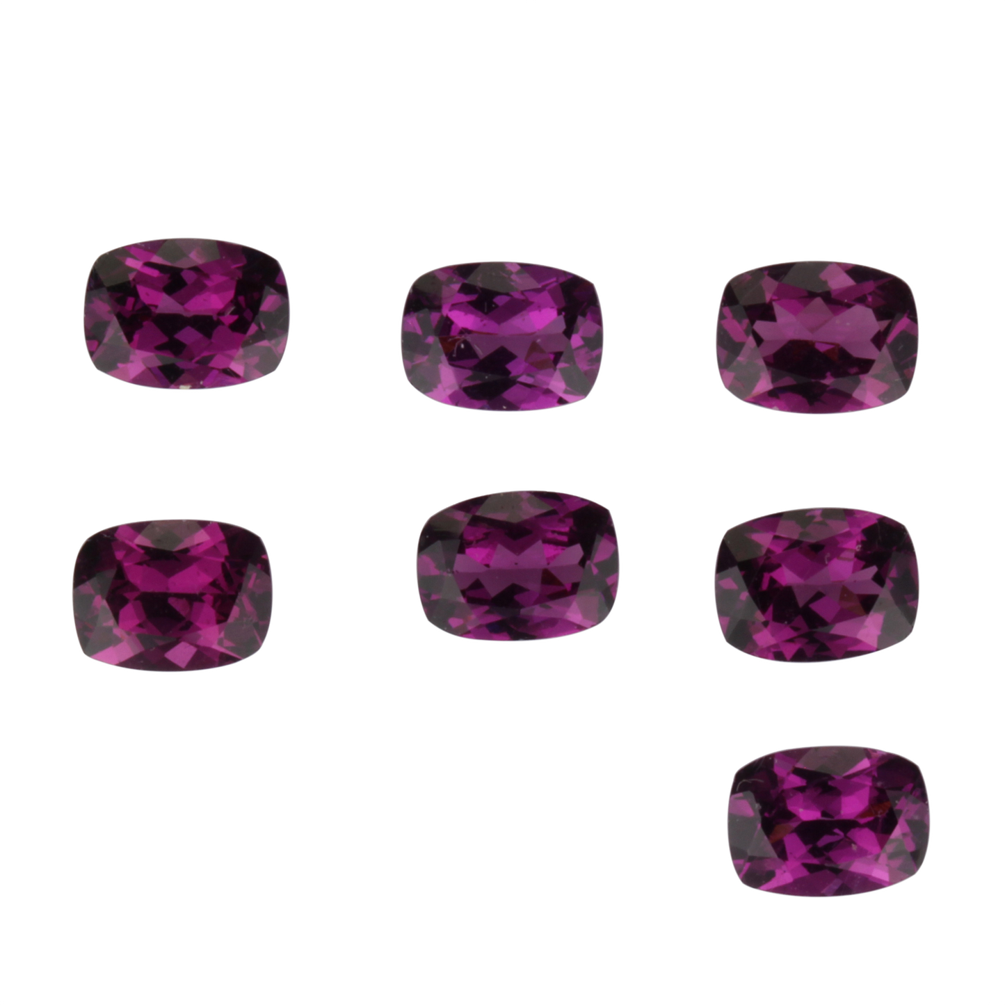 8x6mm Cushion Purple Garnet