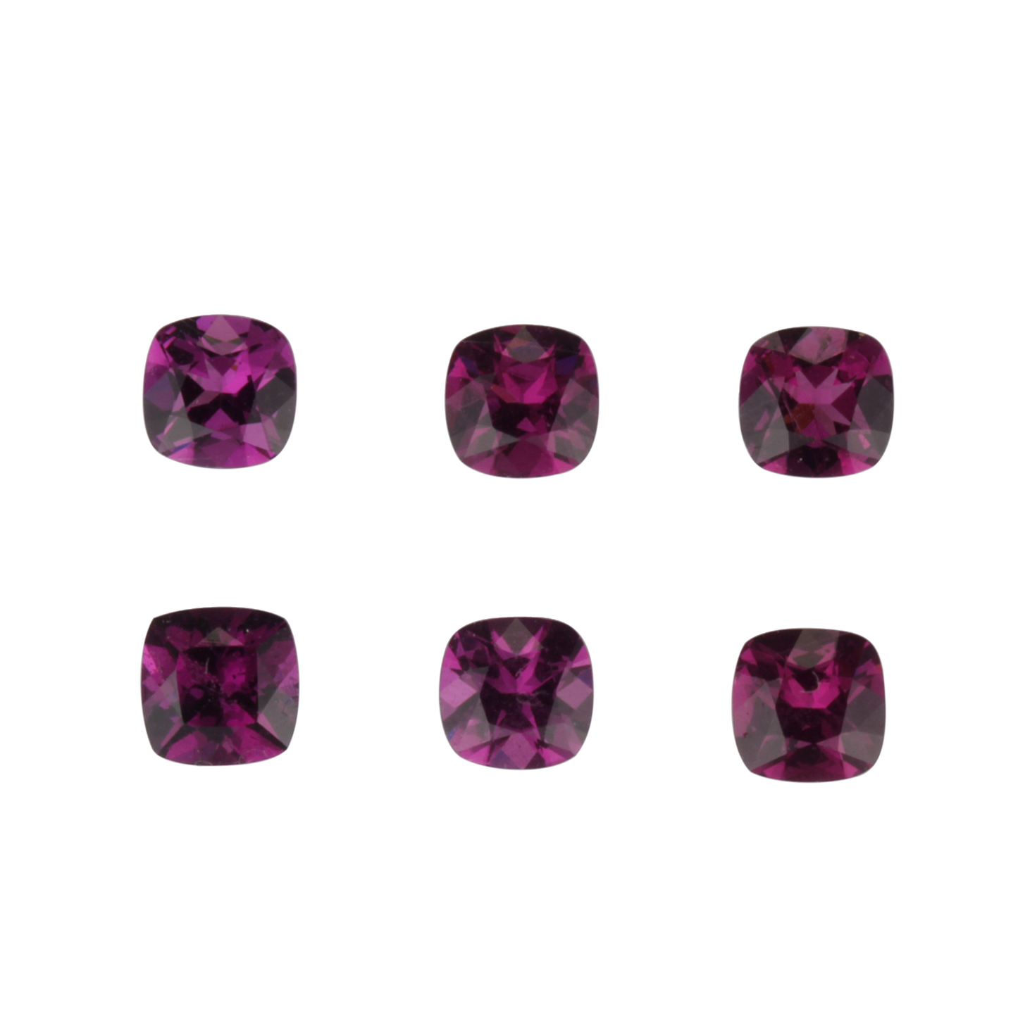 6mm Cushion Purple Garnet